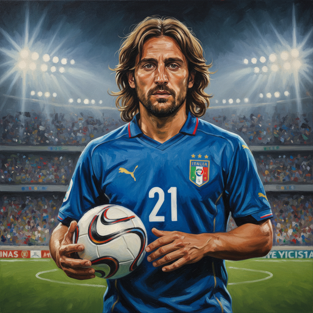 Andrea Pirlo portrait