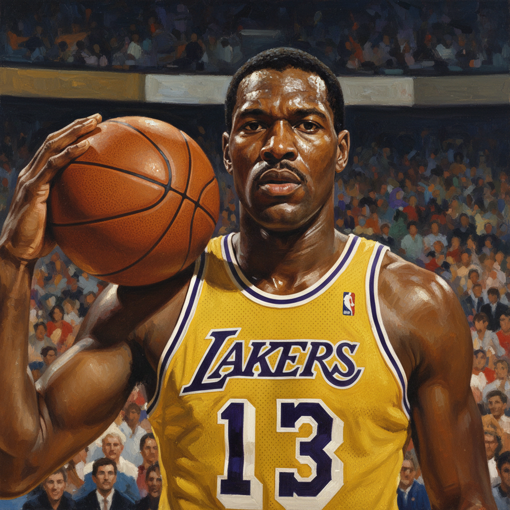 Wilt Chamberlain portrait