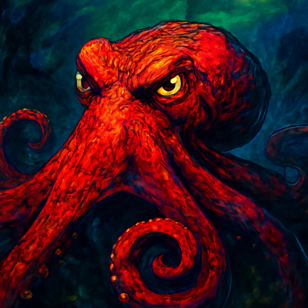 Giant Octopus portrait