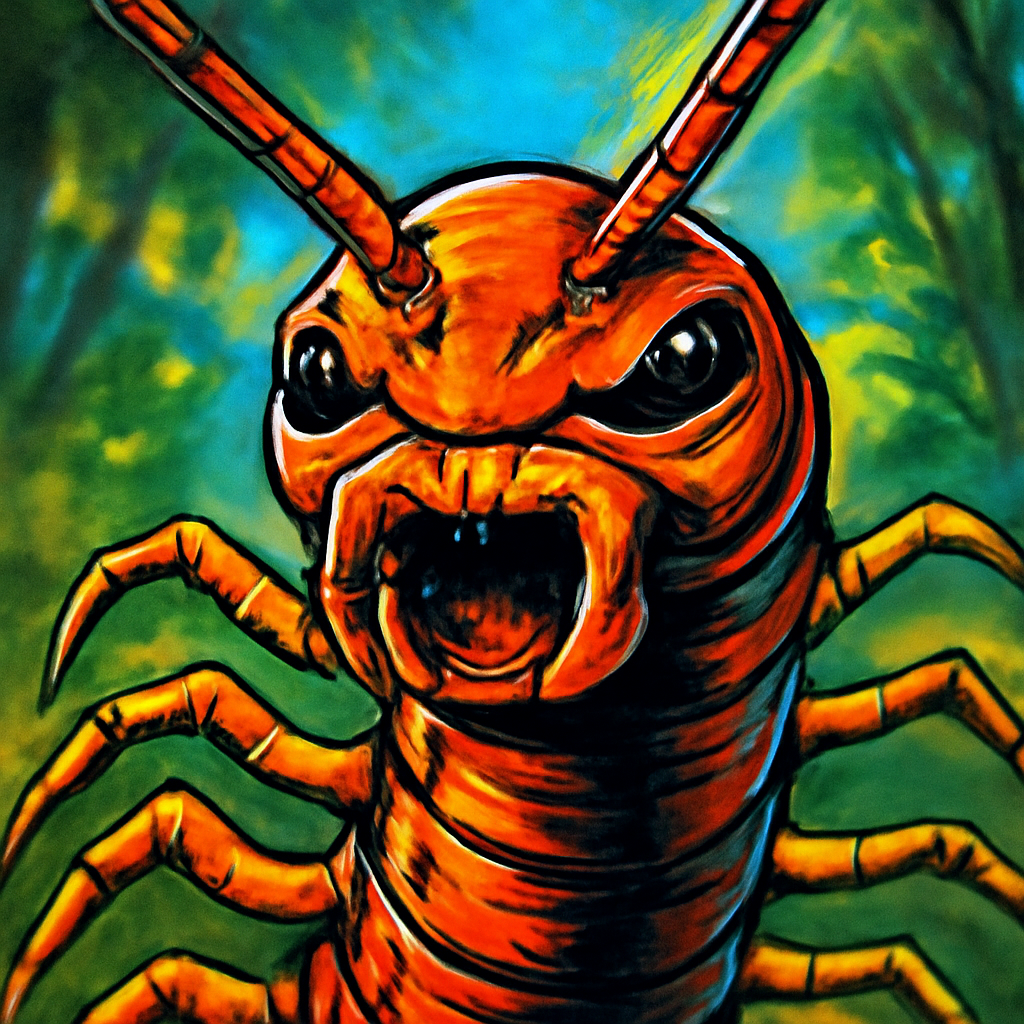 Amazon Centipede portrait