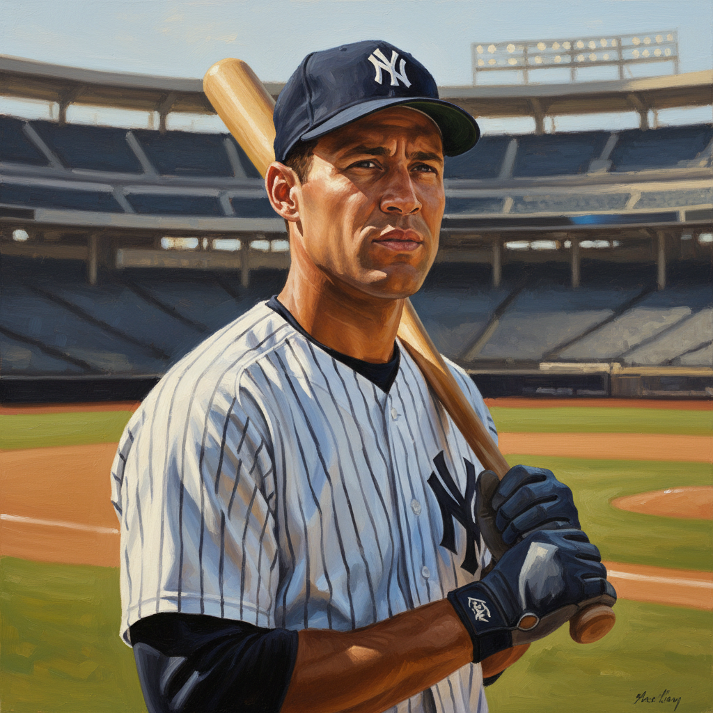 Derek Jeter portrait