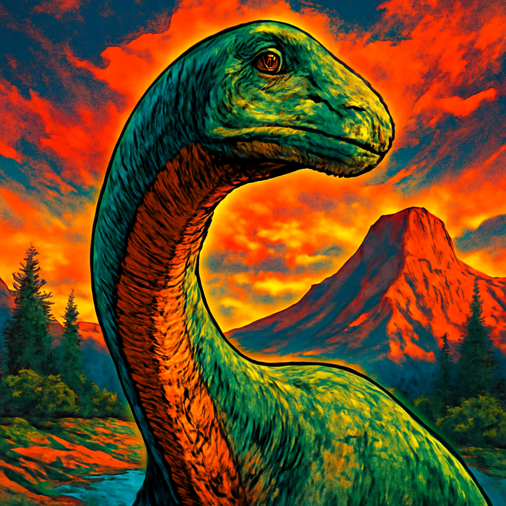Brachiosaurus portrait