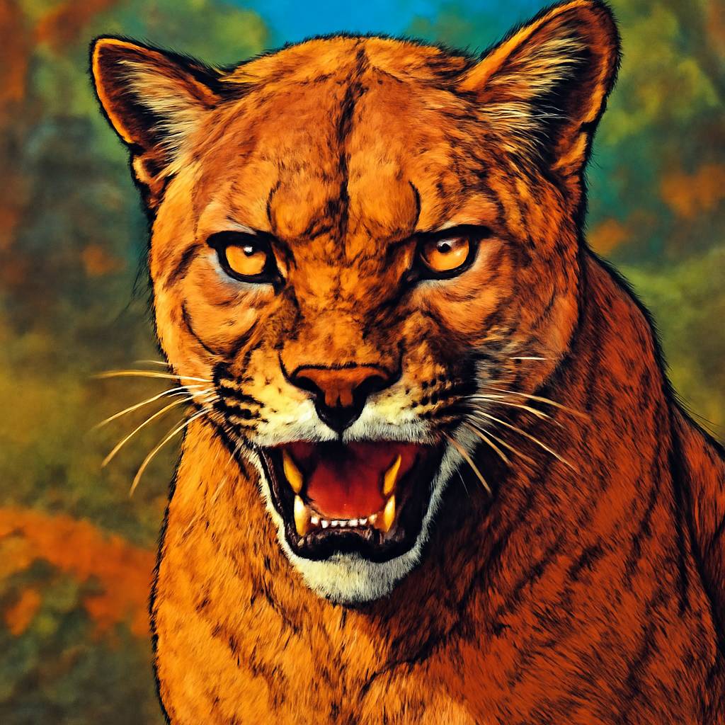 Cougar portrait