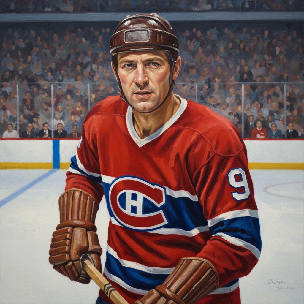 Maurice Richard portrait
