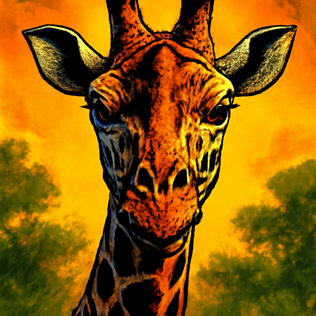 Giraffe portrait