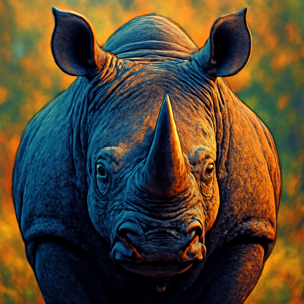 Rhino portrait