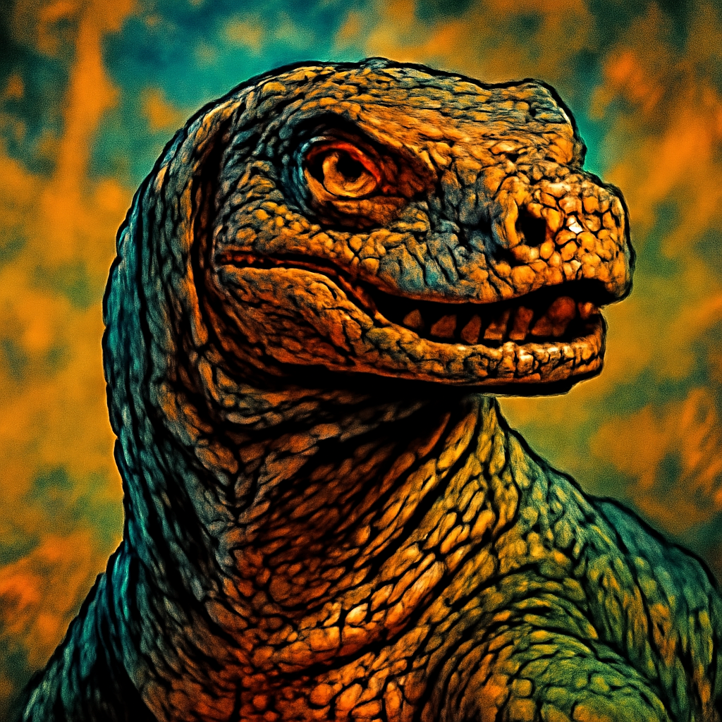 Monitor Lizard portrait