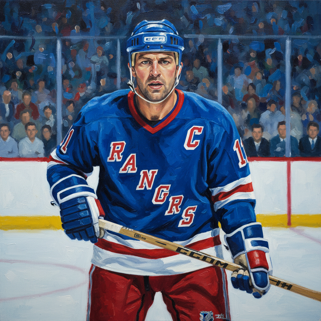 Mark Messier portrait
