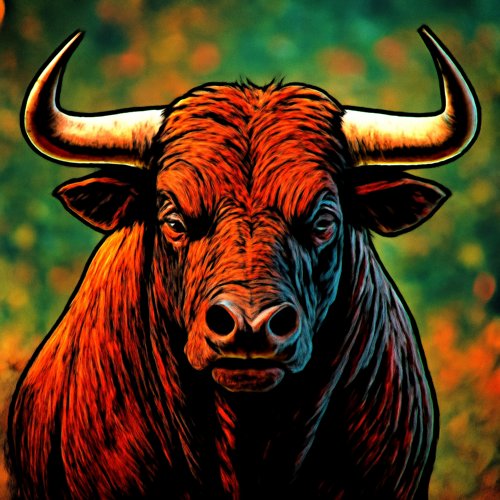 Bull portrait