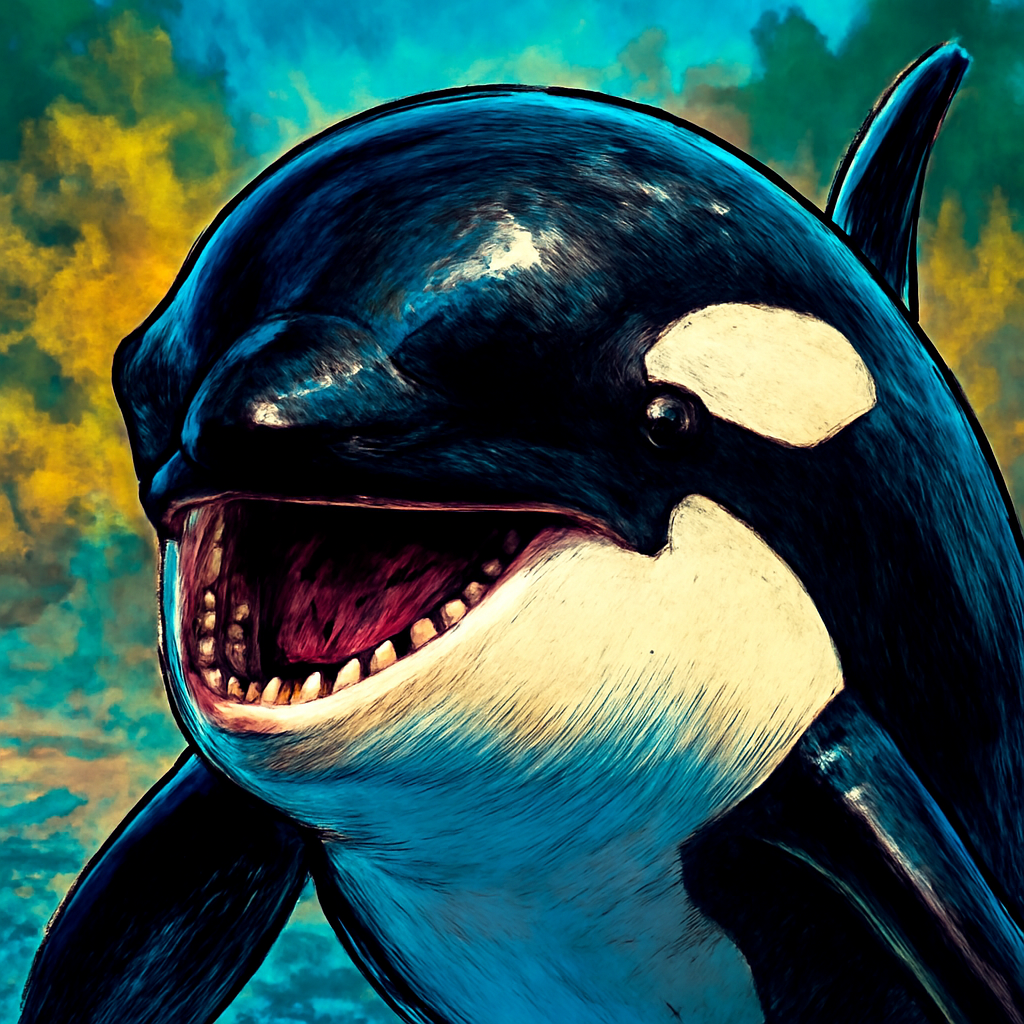 Orca portrait
