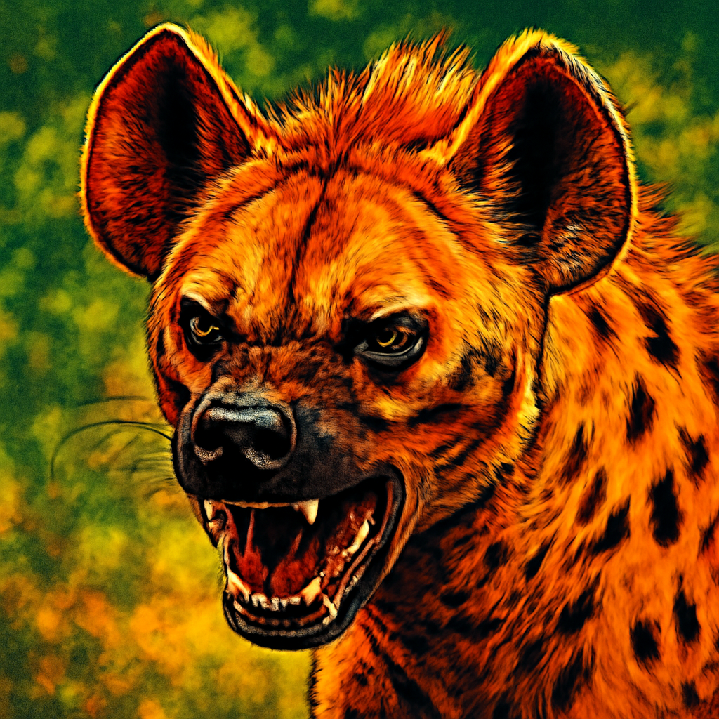 Spotted Hyena portrait