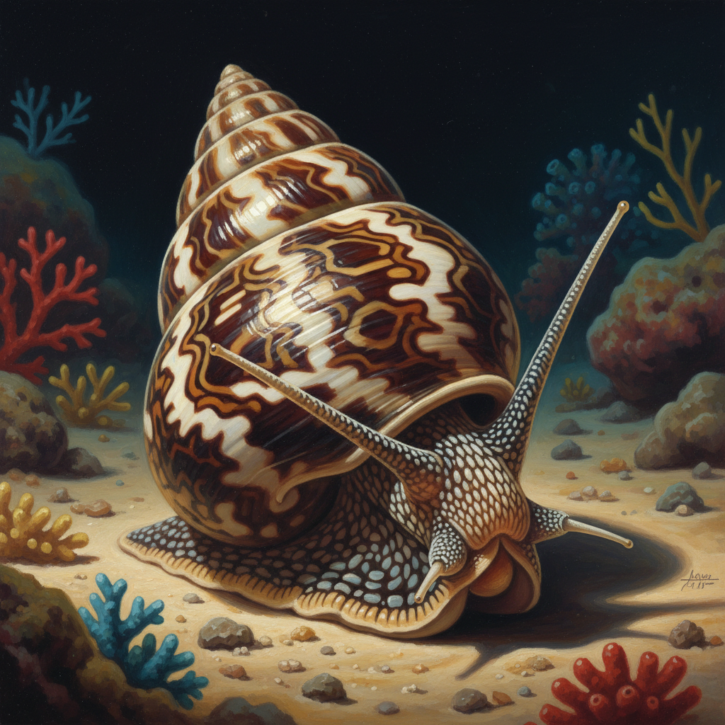 Cone Snail portrait