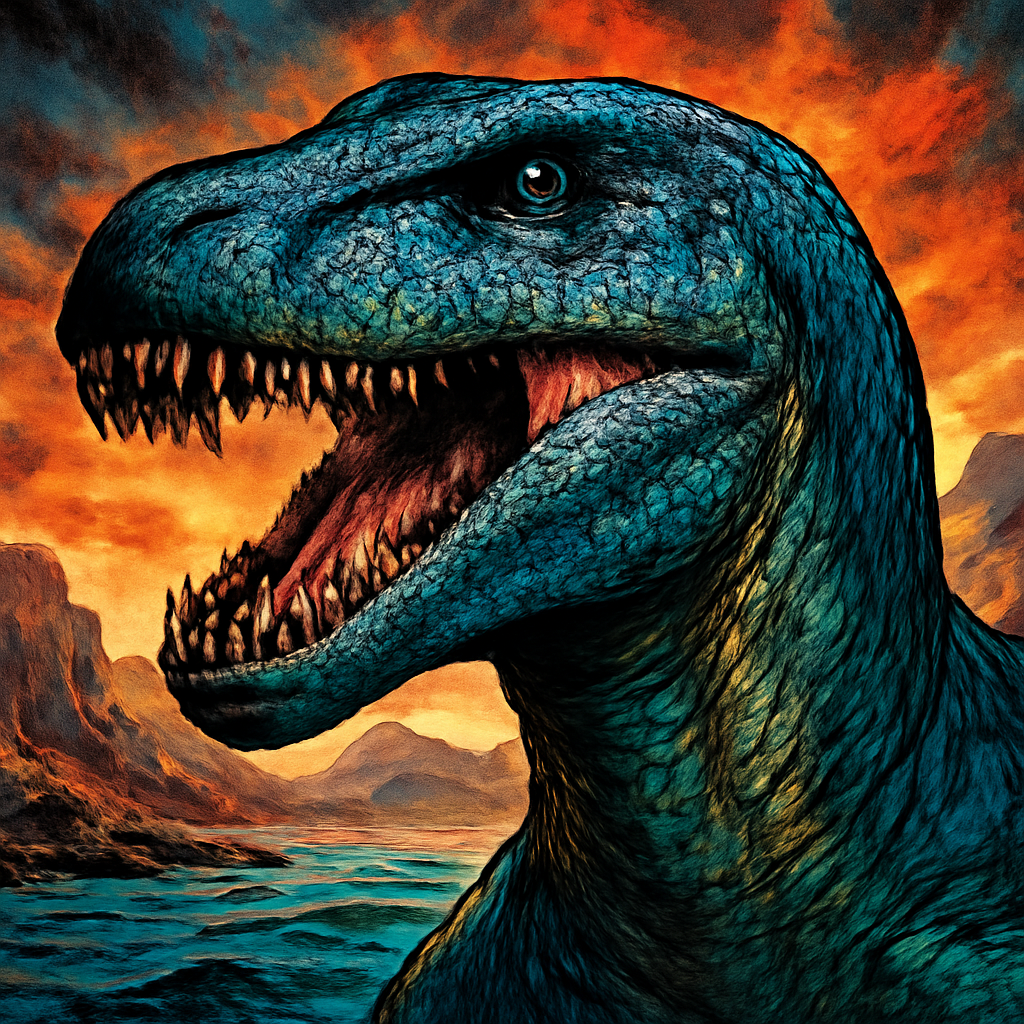 Kronosaurus portrait