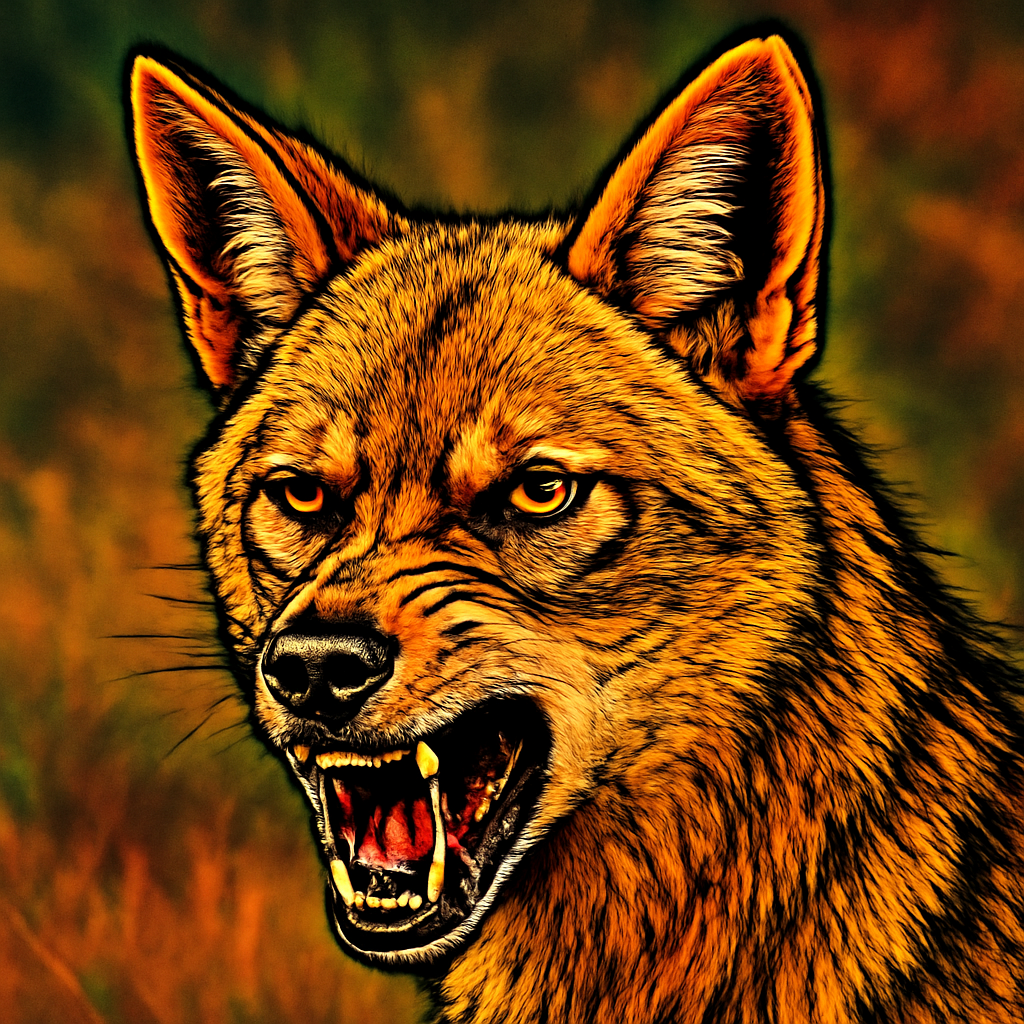 Golden Jackal portrait