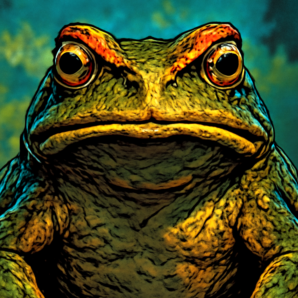 Goliath Frog portrait