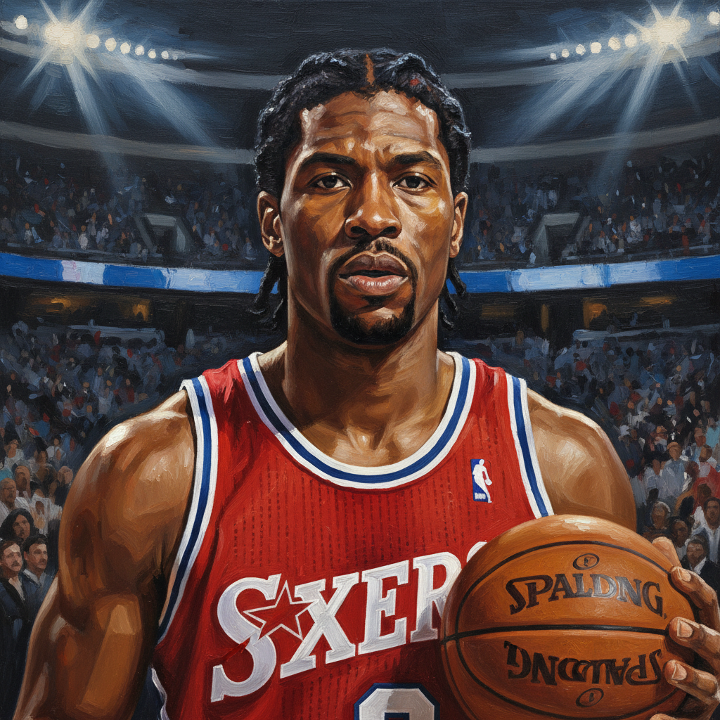 Allen Iverson portrait