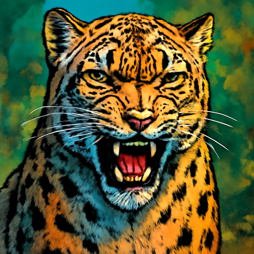 Snow Leopard portrait