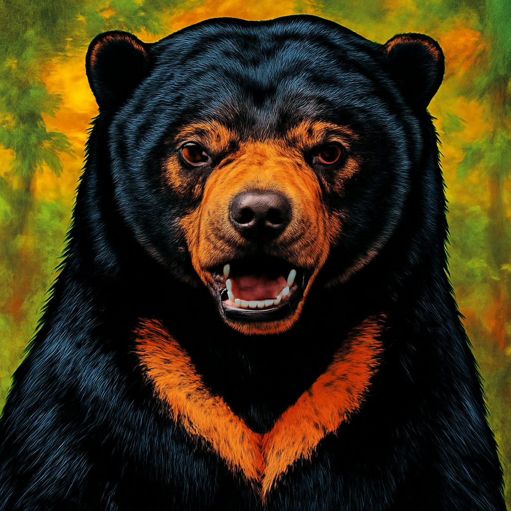 Sun Bear portrait