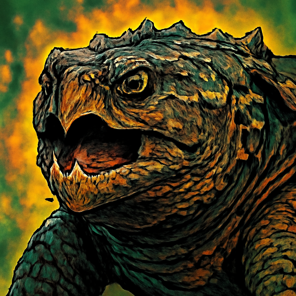 Alligator Snapper portrait