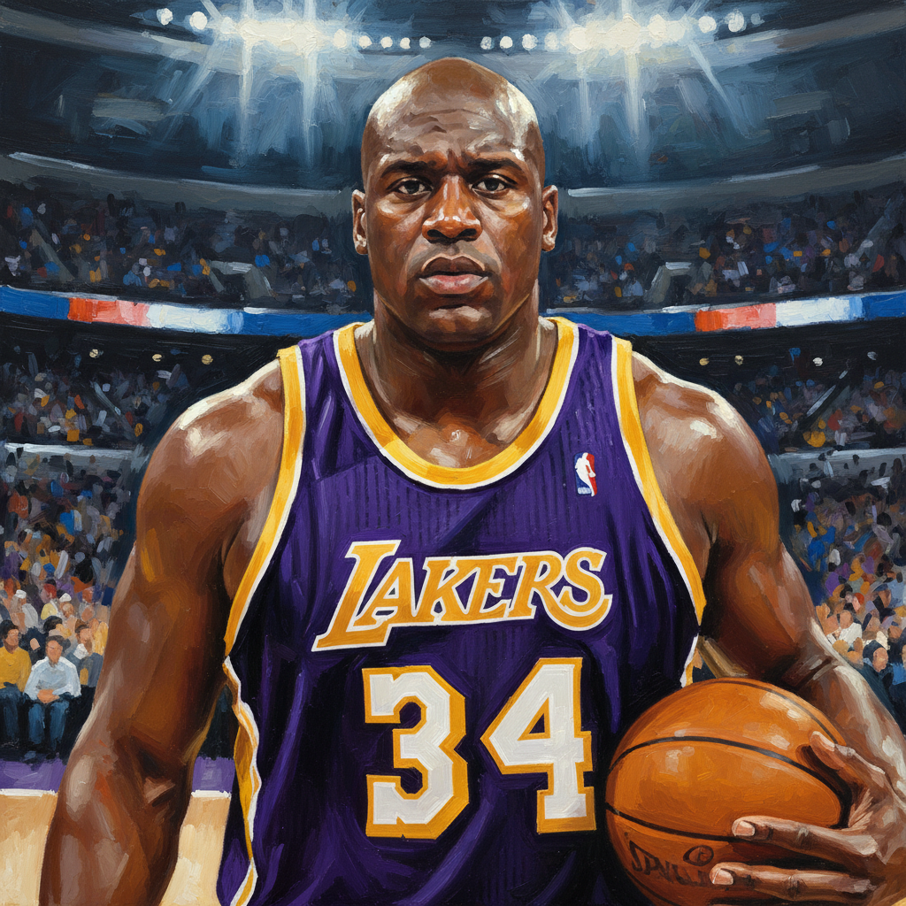 Shaquille O'Neal portrait