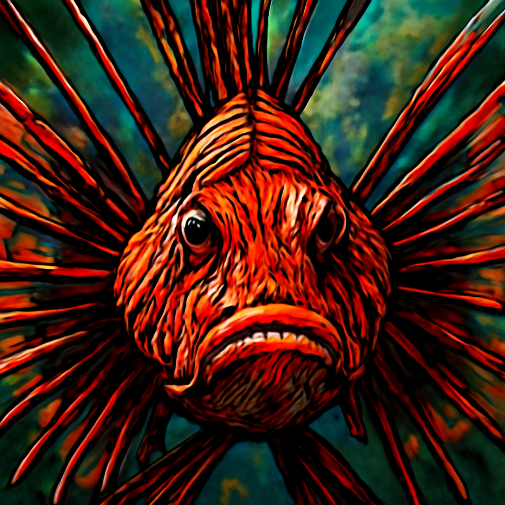 Lionfish portrait