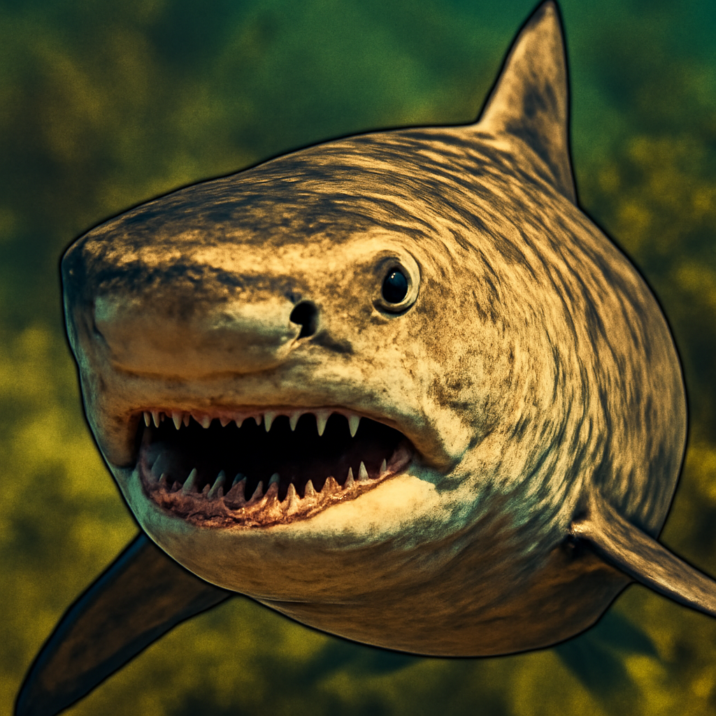 Tiger Shark portrait