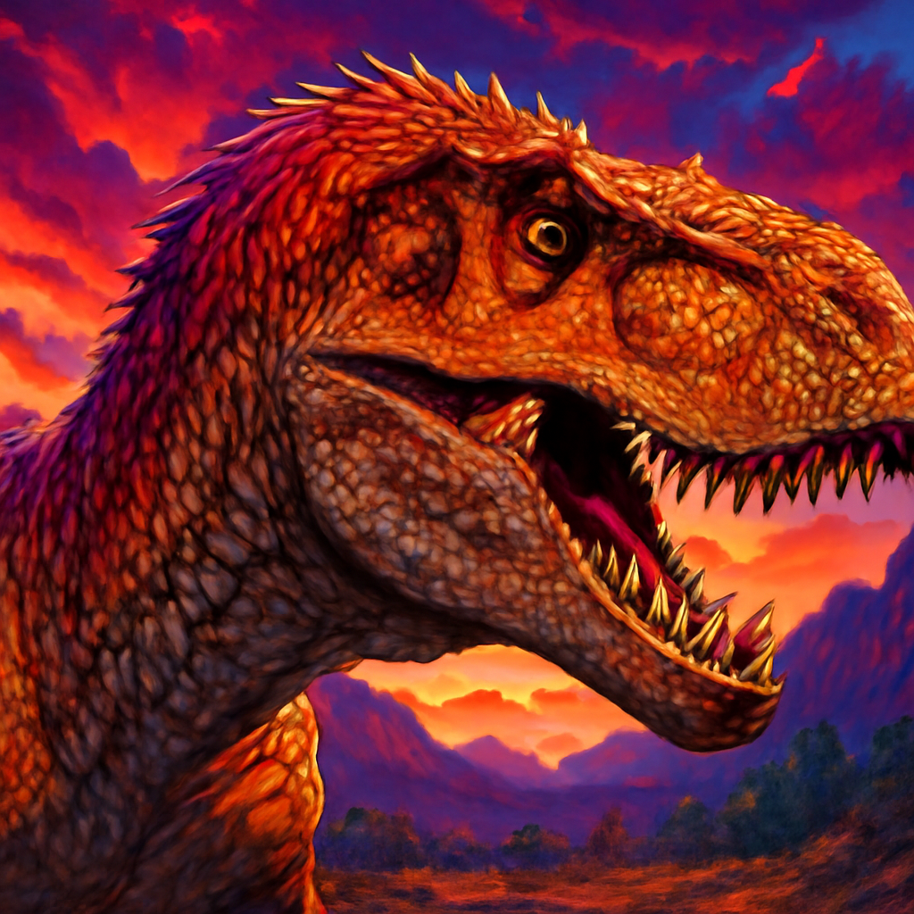 Carcharodontosaurus portrait
