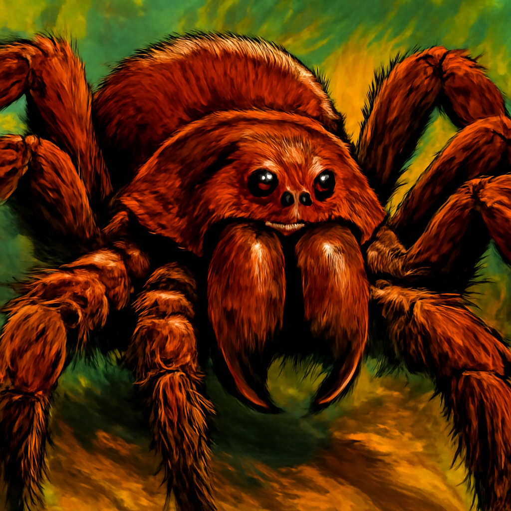 Goliath Birdeater portrait