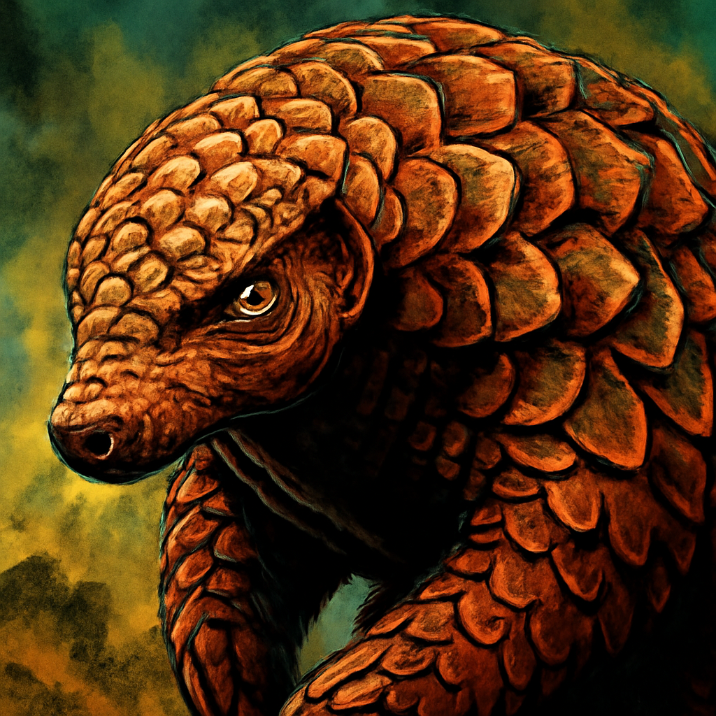 Pangolin portrait