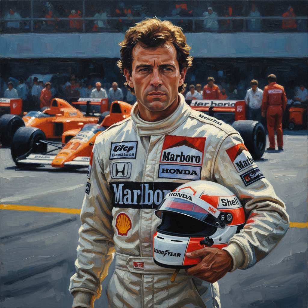 Alain Prost portrait