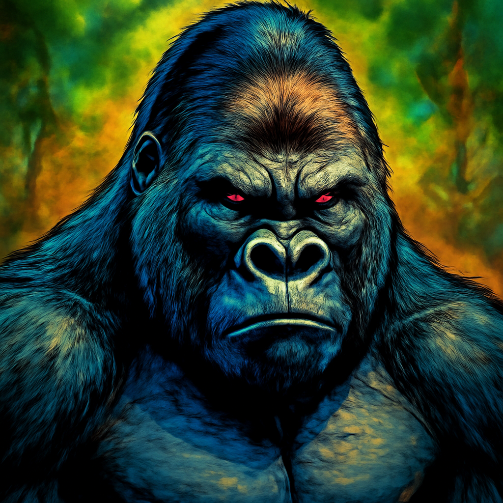 Silverback Gorilla portrait