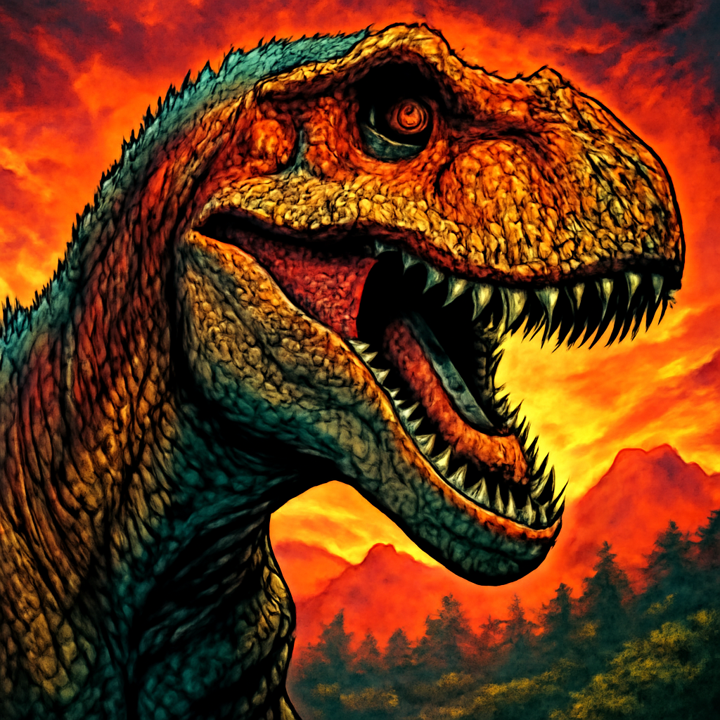Giganotosaurus portrait