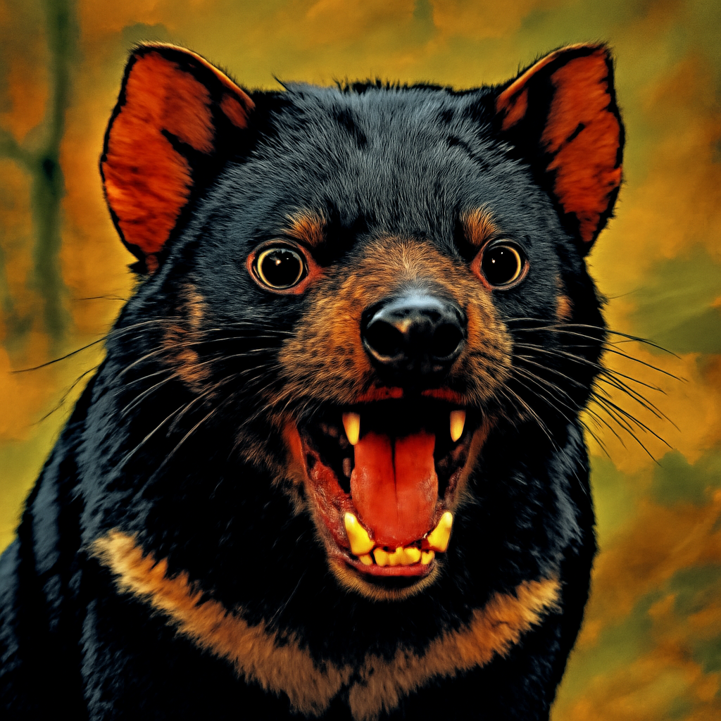 Tasmanian Devil portrait