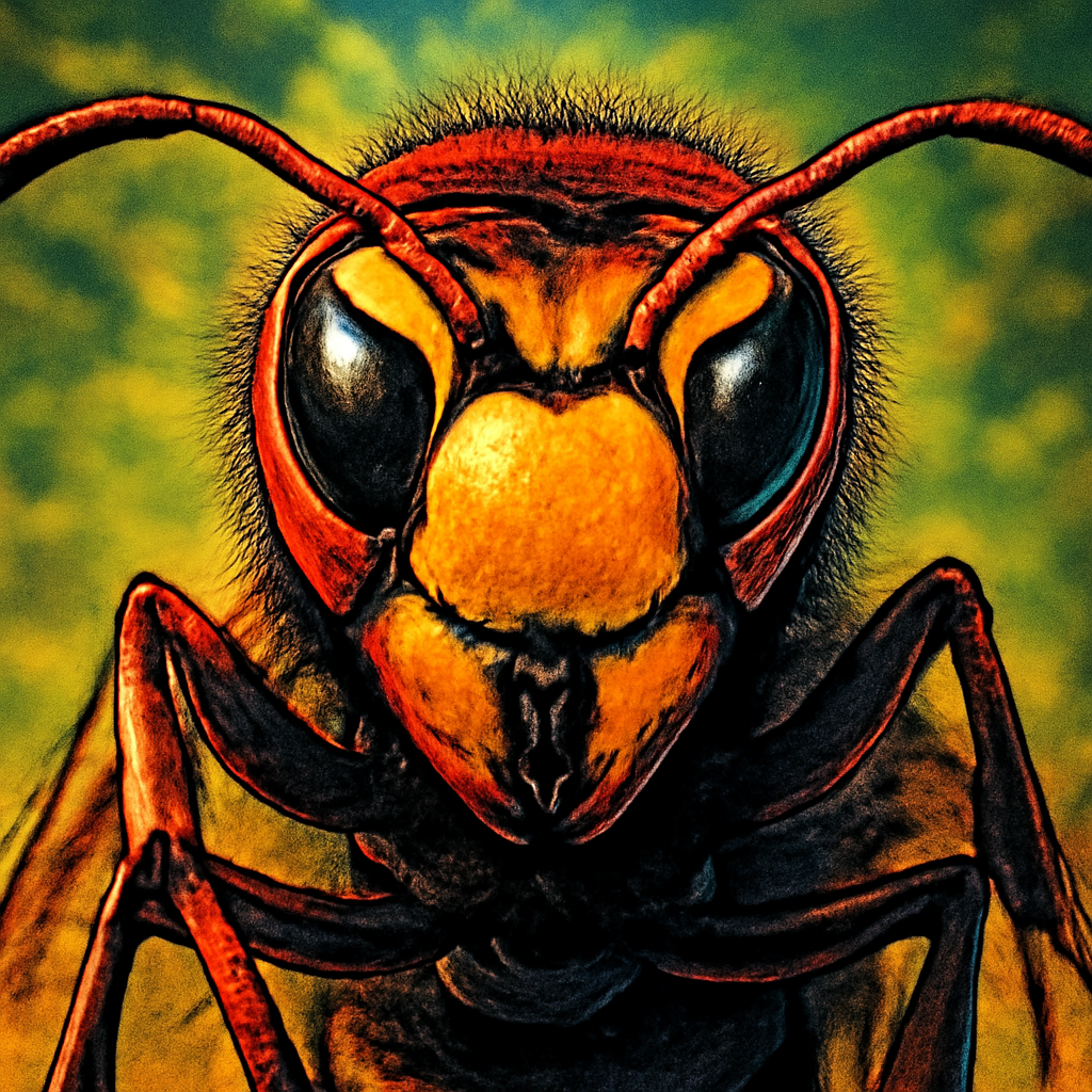 Asian Hornet portrait