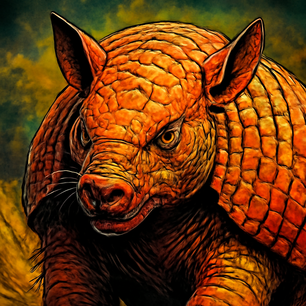 Giant Armadillo portrait