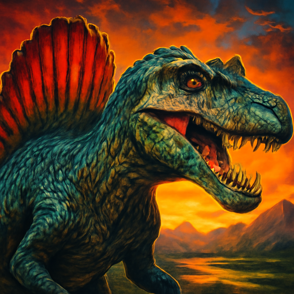 Spinosaurus portrait