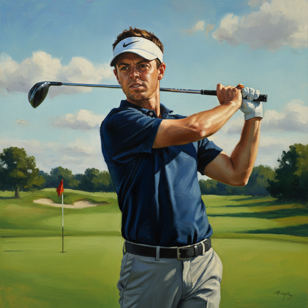 Rory McIlroy portrait
