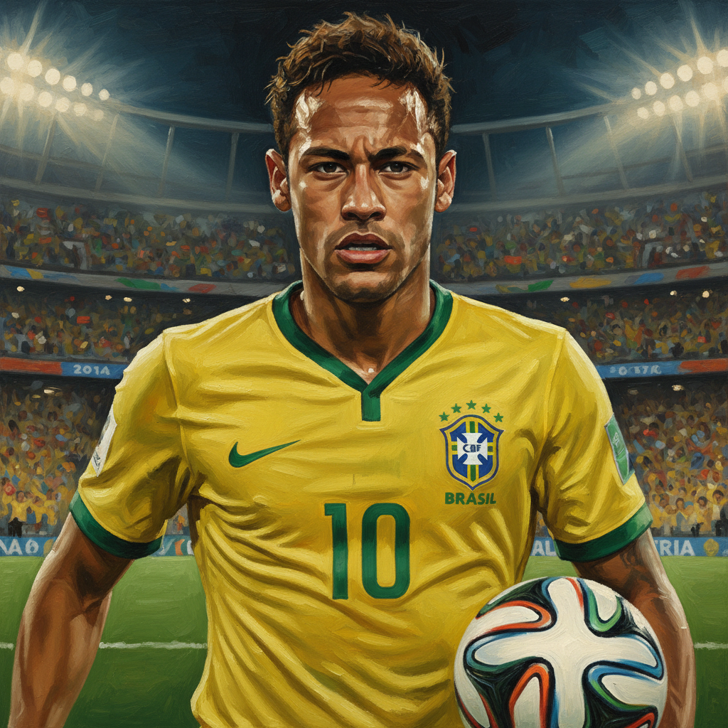 Neymar portrait