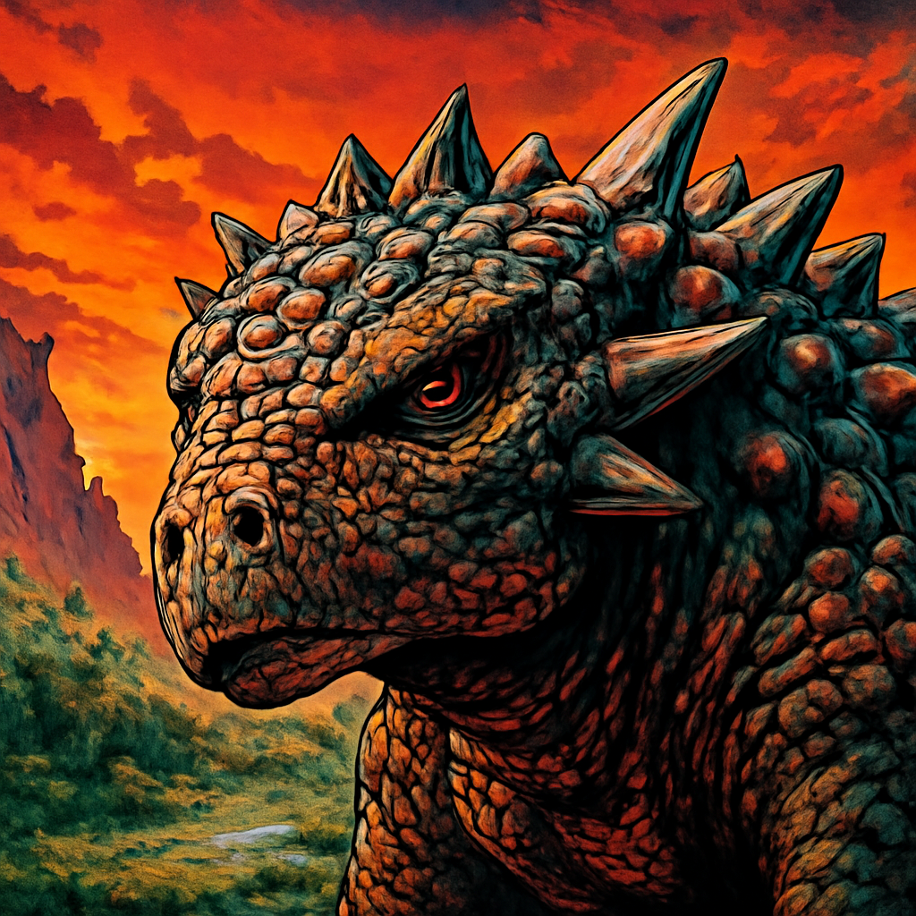 Ankylosaurus portrait