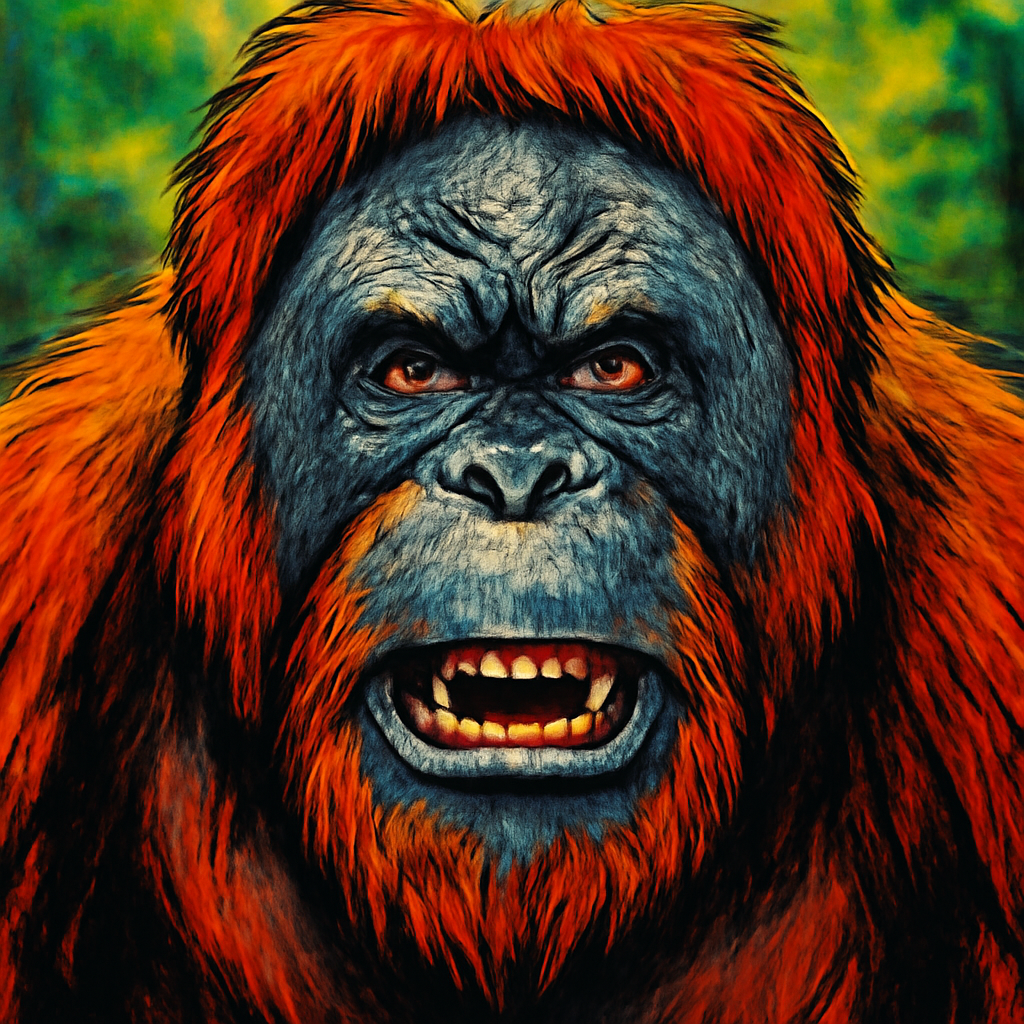 Orangutan portrait