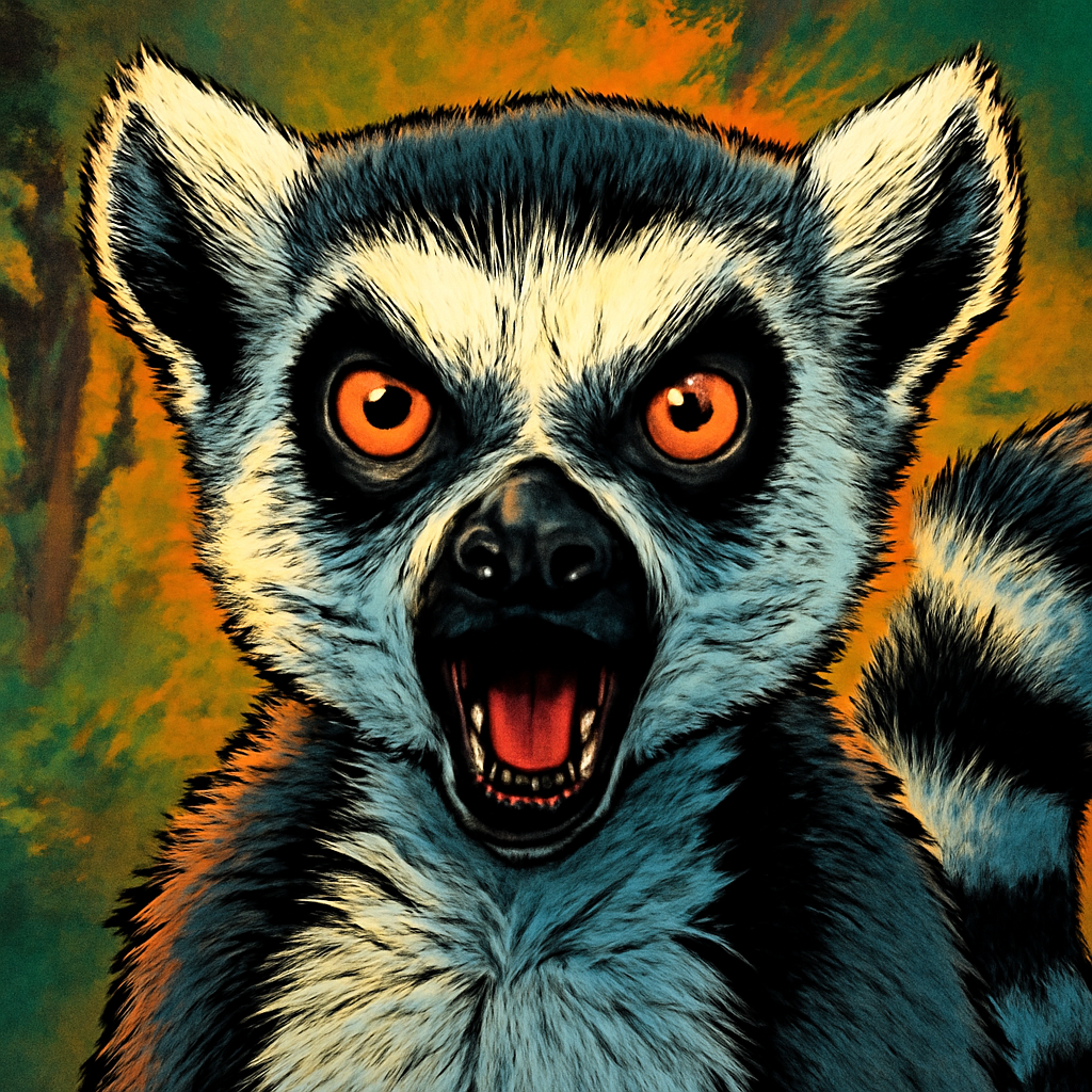 Ring-Tailed Lemur portrait