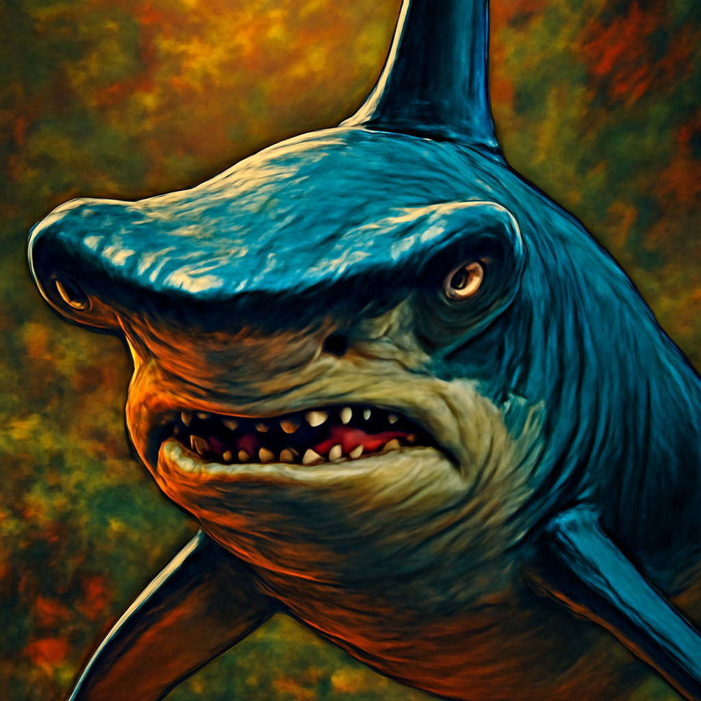 Hammerhead portrait
