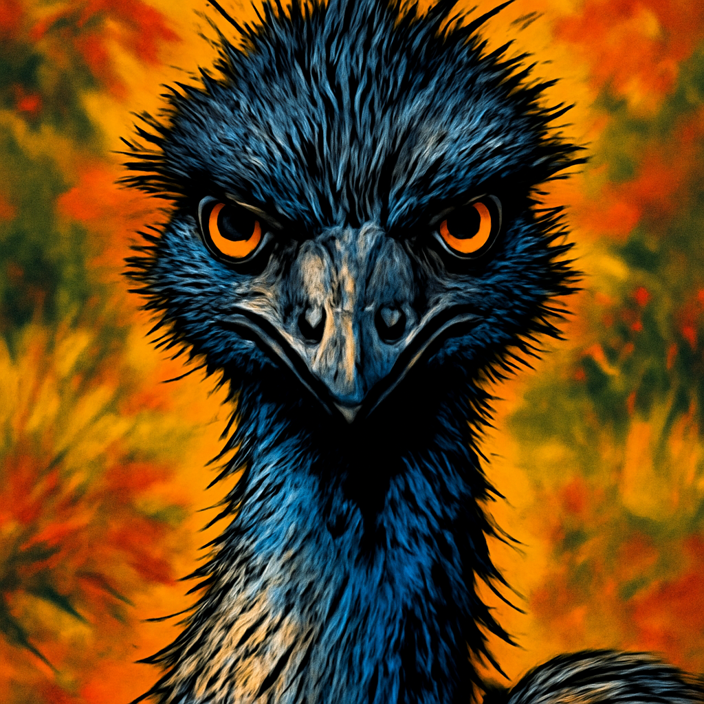 Emu portrait