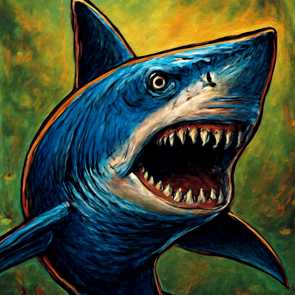Mako Shark portrait