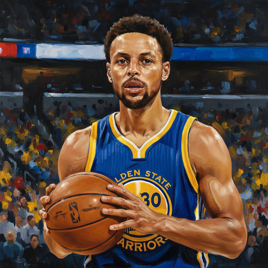 Stephen Curry portrait