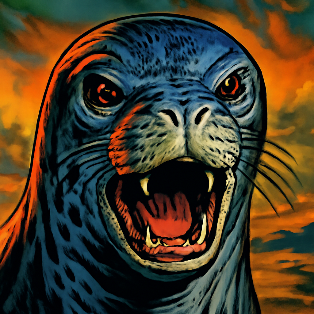 Leopard Seal portrait