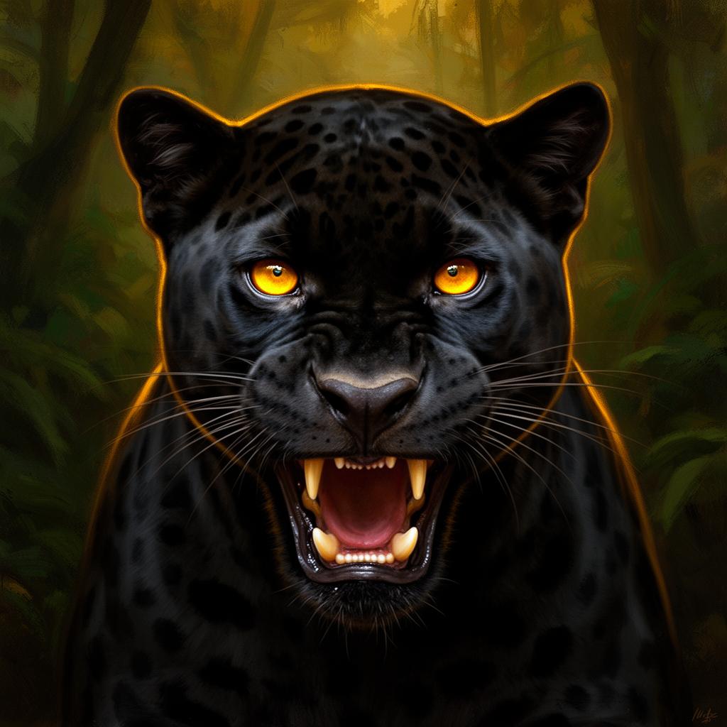 Black Panther portrait