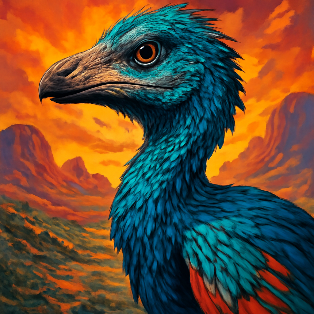 Archaeopteryx portrait