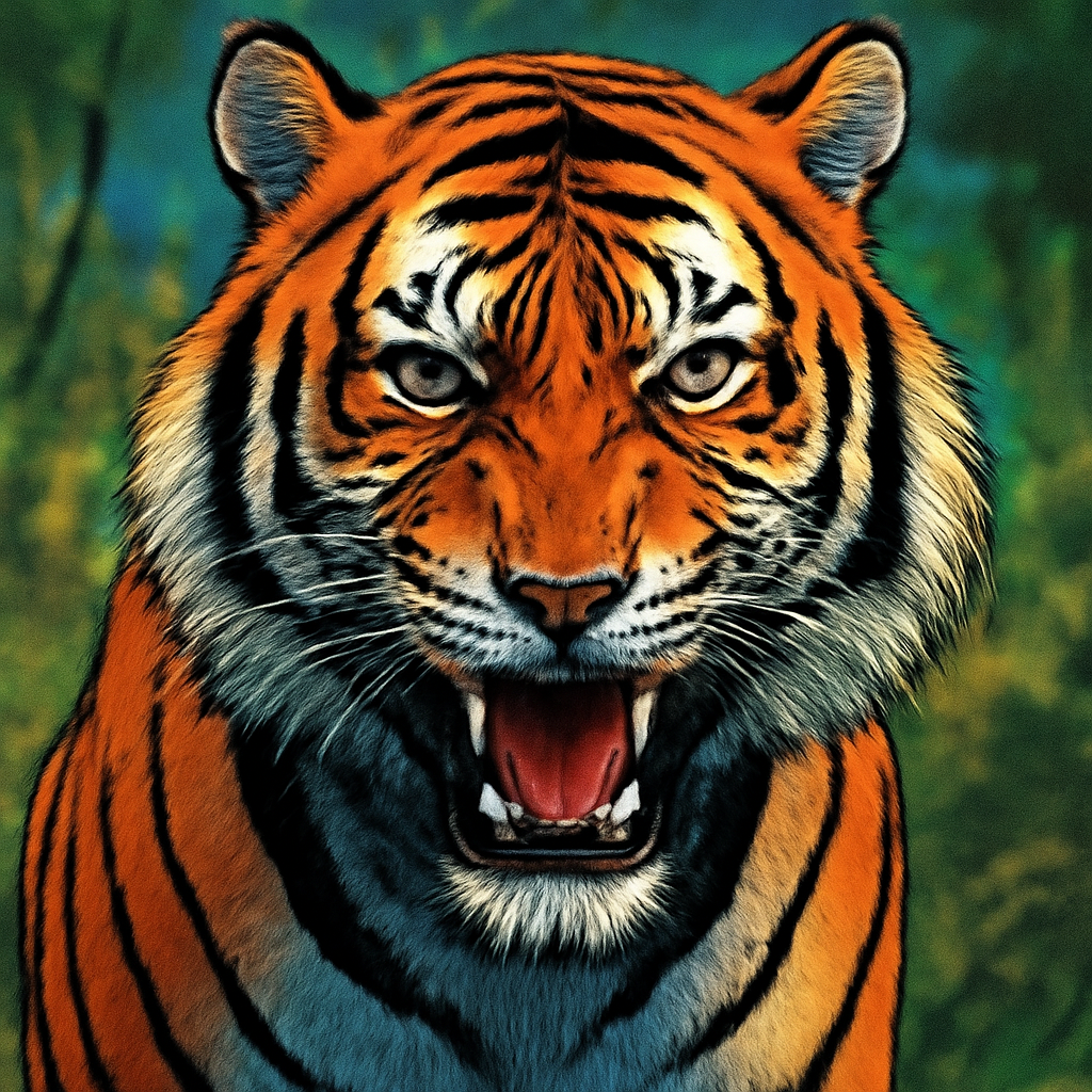Siberian Tiger portrait