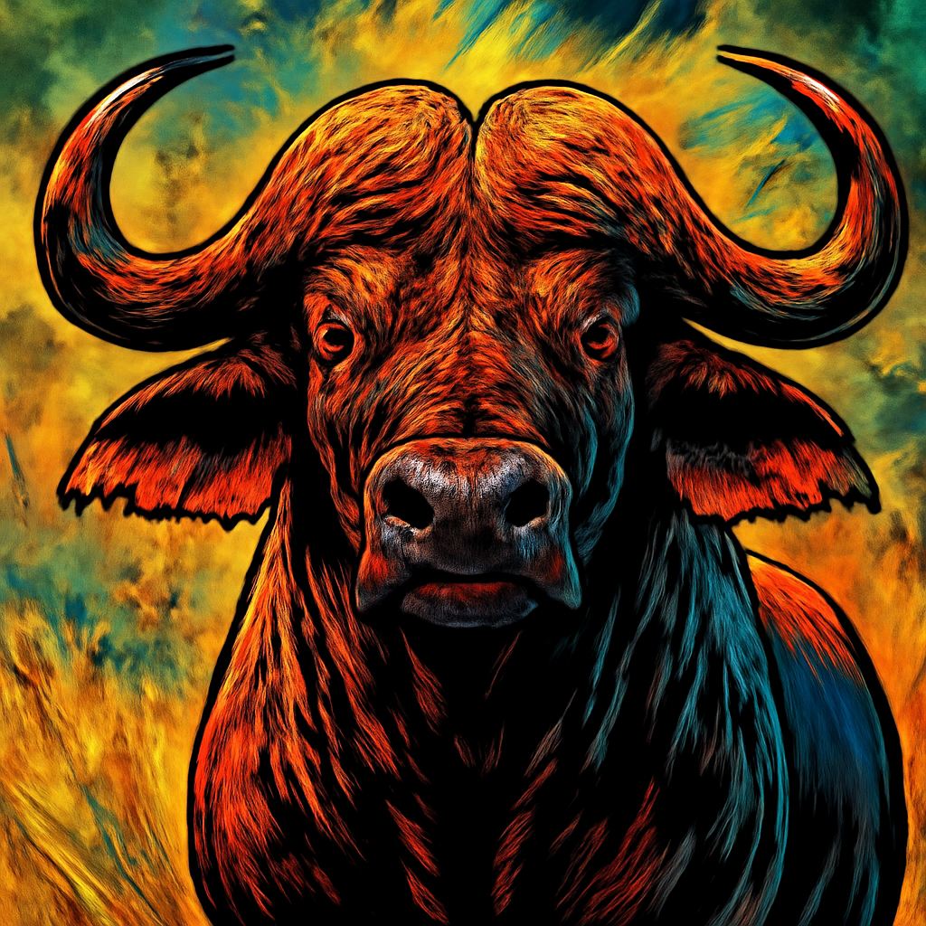 Cape Buffalo portrait
